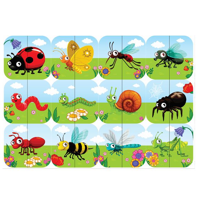 D01166-Puzzle poloviny pro nejmenší-Broučci-2